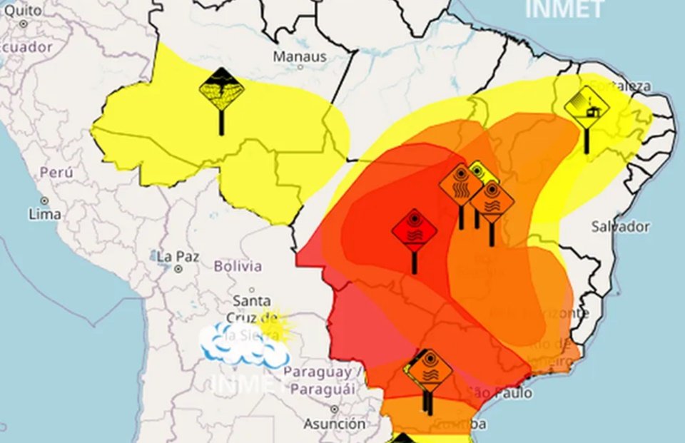 Inmet Emite Alerta De Grande Perigo Devido A Onda De Calor Em Mg E Em