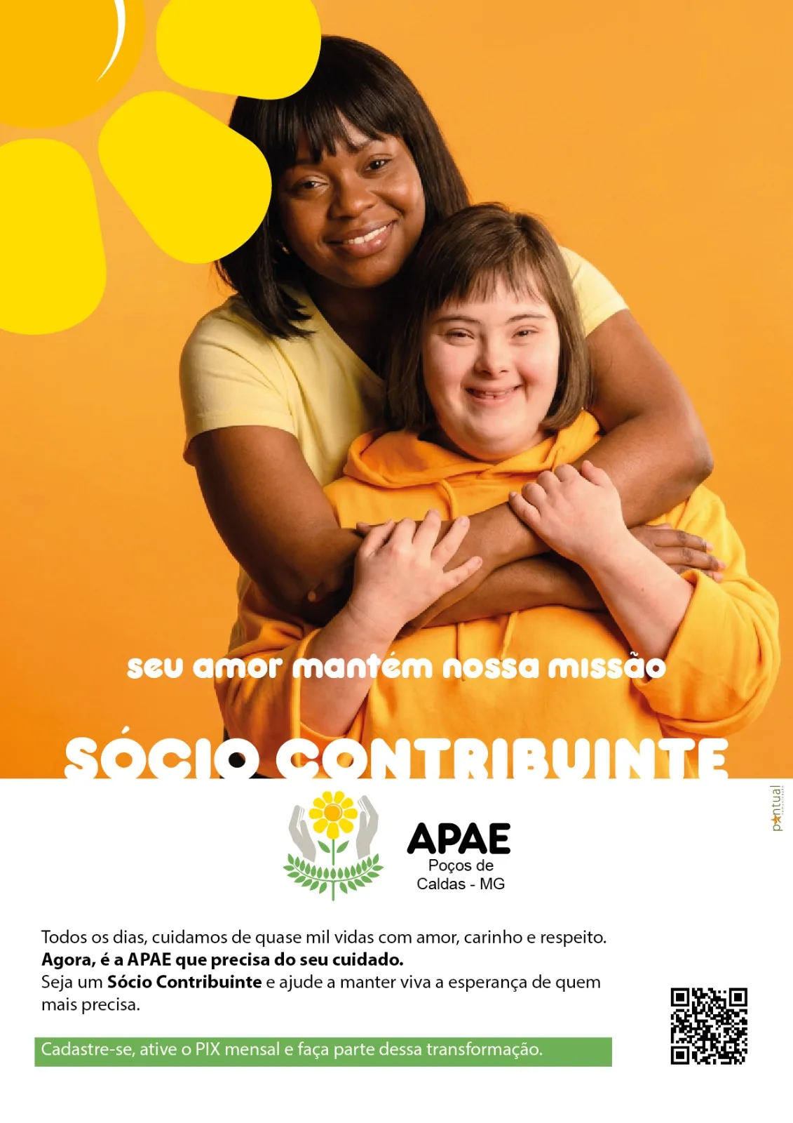 APAE busca novos parceiros e incentiva adesão de sócios contribuintes em Poços de Caldas.